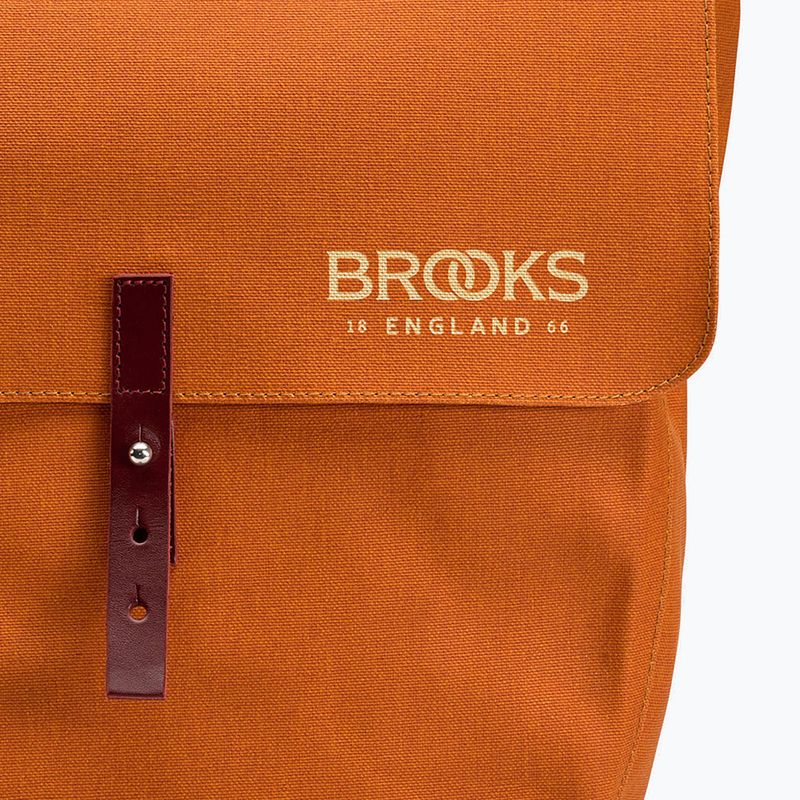 Dviračio krepšys Brooks England Brick Lane Panniers 30 l gooseback/maroon 5