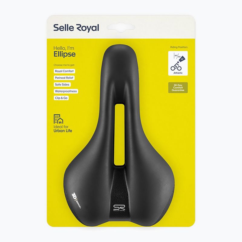 Dviračio balnelis Selle Royal Premium Athletic 45st. Ellipse black 8