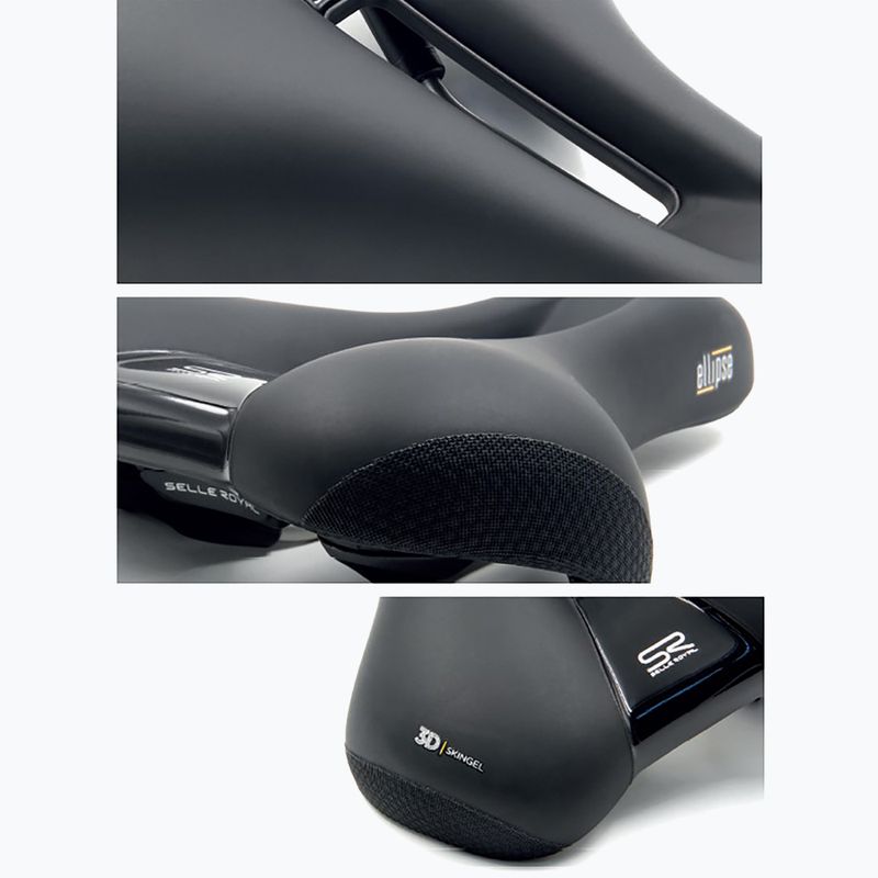 Dviračio balnelis Selle Royal Premium Moderate 60st. Ellipse black 7