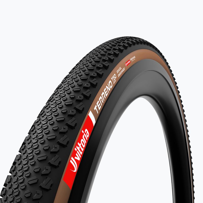 Padanga Vittoria Terreno T50 G2.0 TLR Gravel Endurance 700x40c black/brown 2