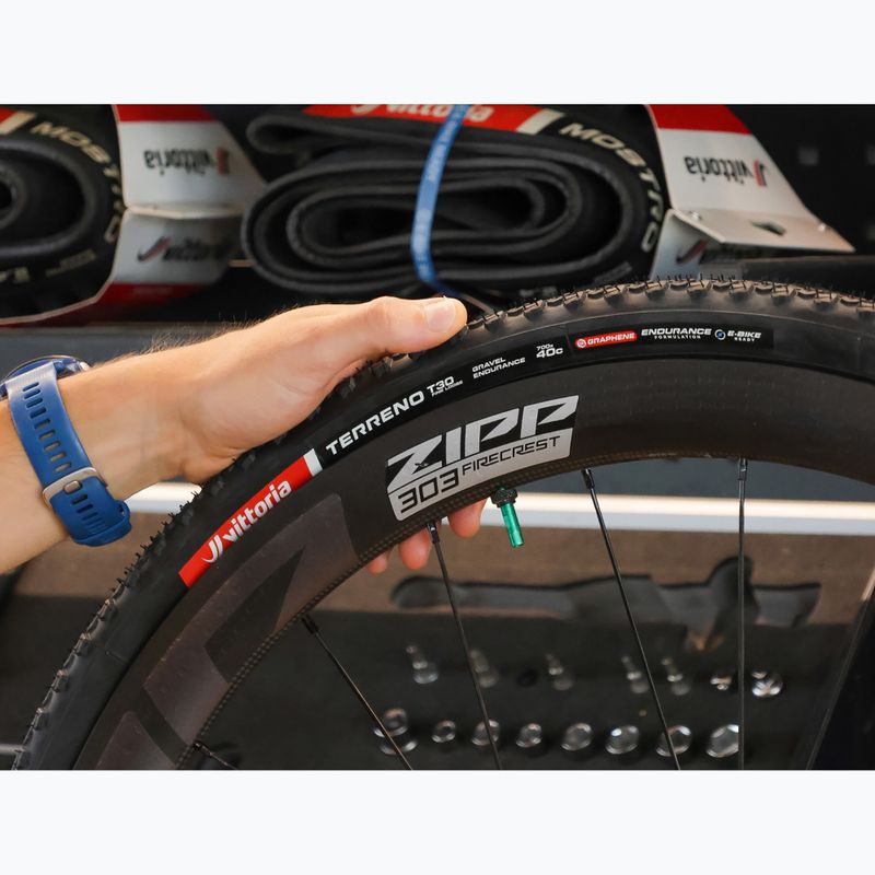 Dviračio padanga Vittoria Terreno T30 G2.0 TLR Gravel Endurance 700x40c black/brown 6