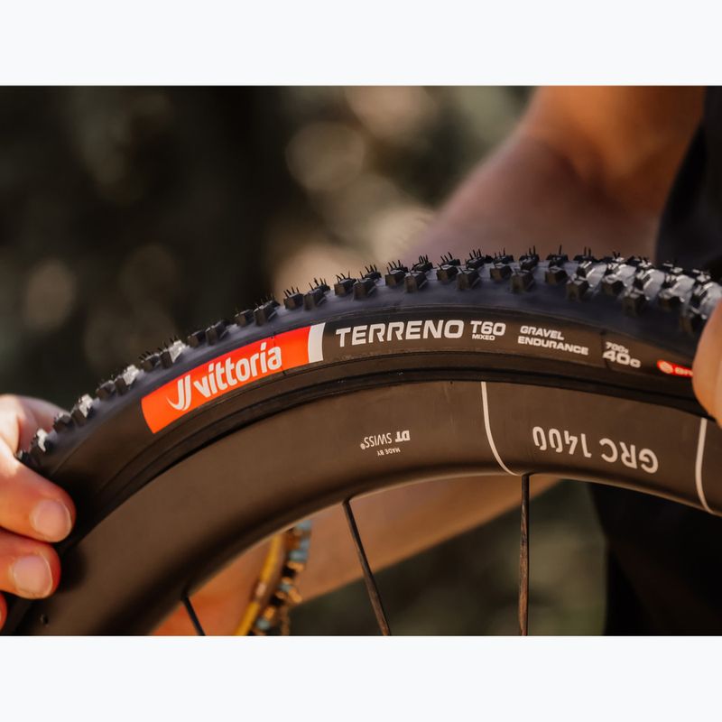 Dviračio padanga Vittoria Terreno T60 G2.0 TLR Gravel Endurance 700x40c black 7