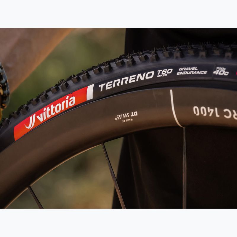 Dviračio padanga Vittoria Terreno T60 G2.0 TLR Gravel Endurance black/brown 6