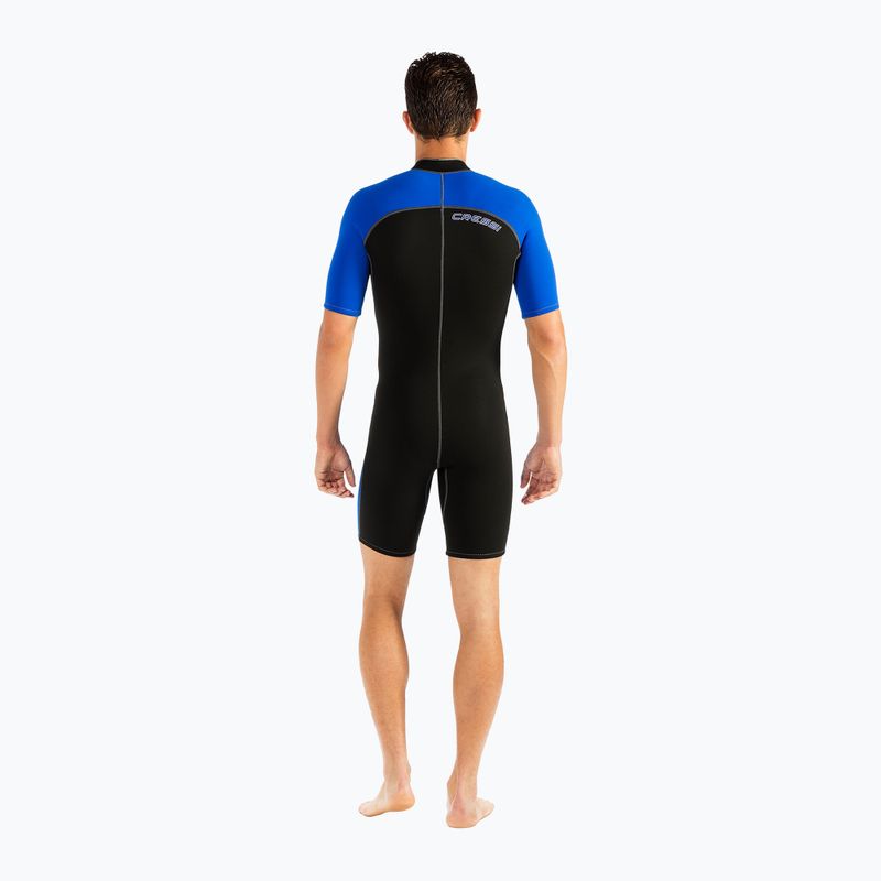 Vyriškas Cressi Lido 2 mm juodai mėlynas plaukimo kostiumas LV455003 2