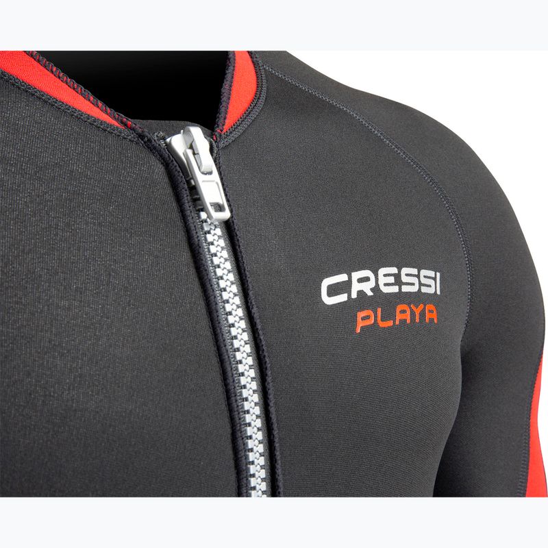 Vyriškas nardymo kostiumas Cressi Playa Shorty 2.5 mm juoda/raudona 6