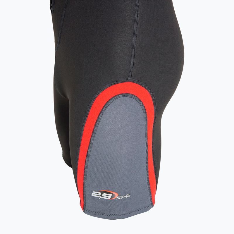 Vyriškas nardymo kostiumas Cressi Playa Shorty 2.5 mm juoda/raudona 9