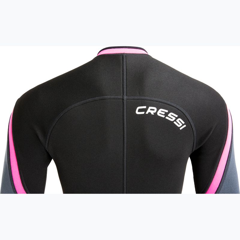 Moteriškas Cressi Playa Shorty 2.5 mm juodas/rožinis hidrokostiumas 5