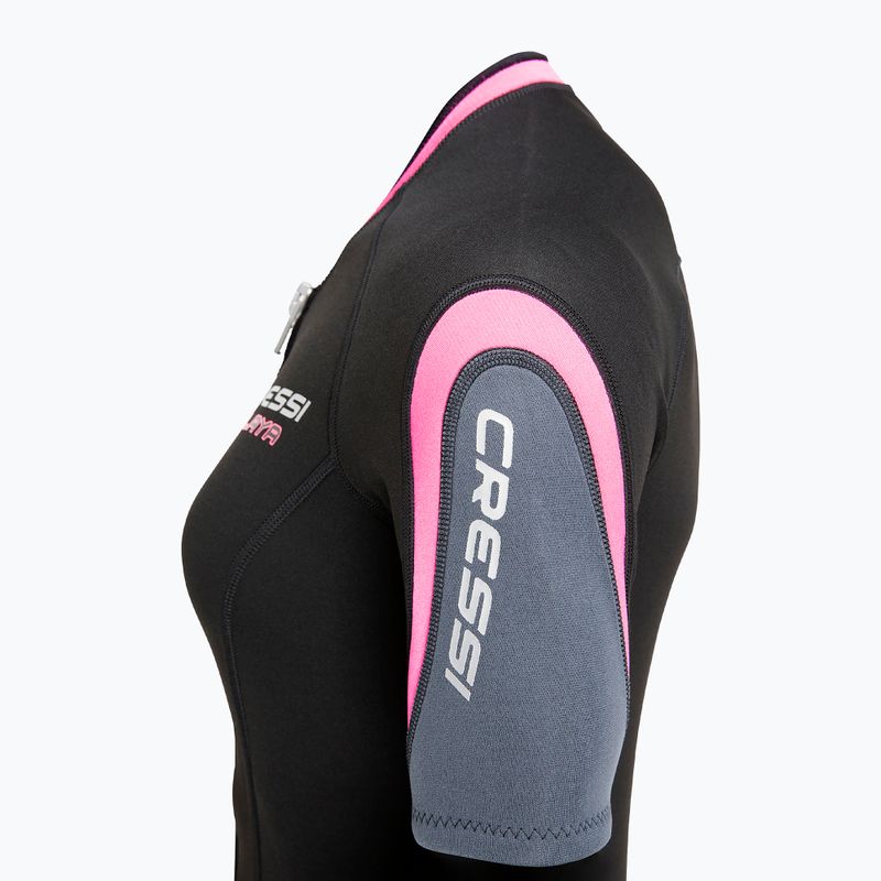 Vyriškas hidrokostiumas Cressi Playa Shorty 2.5 mm juodas/rožinis 8