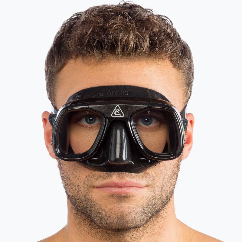 Nardymo kaukė Cressi Superocchio black/black 5