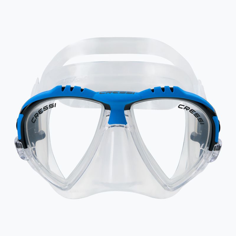 Cressi Matrix mėlyna/spalvota nardymo kaukė DS301020 2