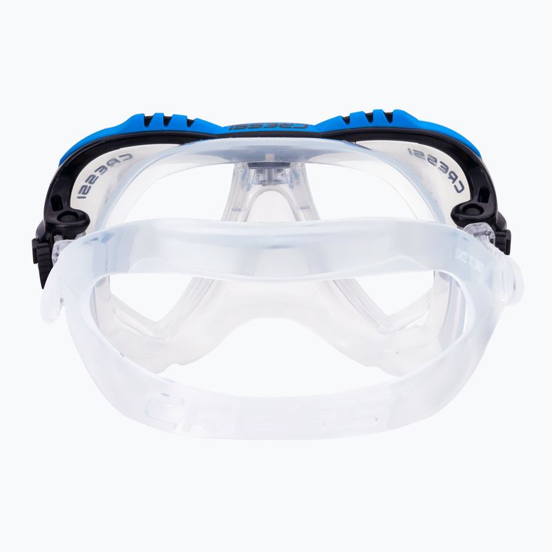 Cressi Matrix mėlyna/spalvota nardymo kaukė DS301020 5