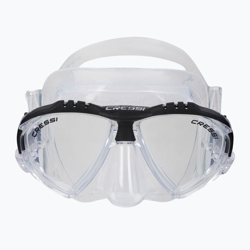 Cressi Matrix nardymo kaukė juoda/skaidri DS301060 2