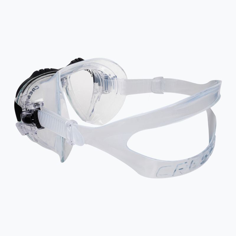 Cressi Matrix nardymo kaukė juoda/skaidri DS301060 4
