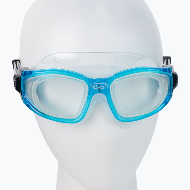 Cressi Galileo aquamarina plaukimo kaukė DE205599 2