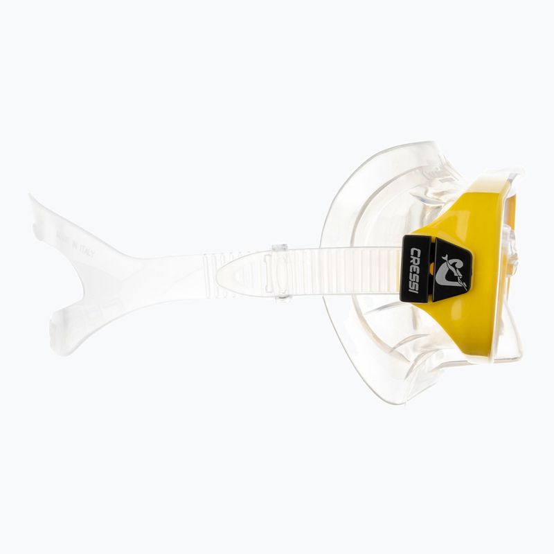 Nardymo kaukė Cressi Onda clear/yellow 3