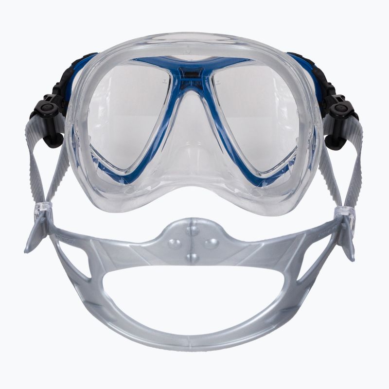 Cressi Big Eyes Evolution nardymo kaukė mėlyna DS340025 4