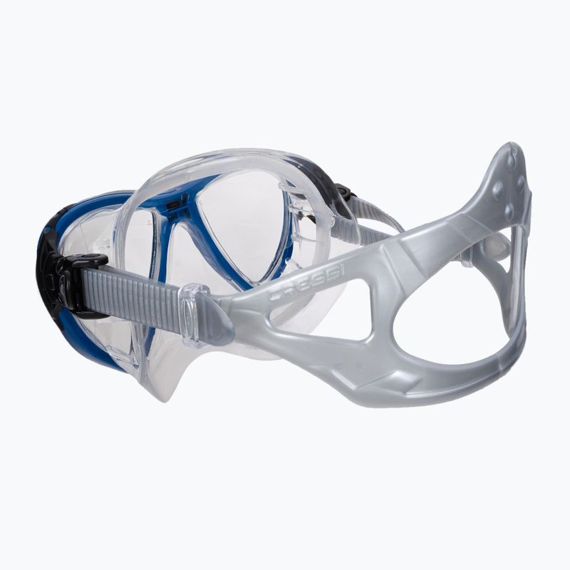 Cressi Big Eyes Evolution nardymo kaukė mėlyna DS340025 5