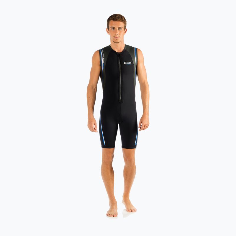 Cressi Termico 2 mm vyriškas plaukimo kostiumas juodas DG000902