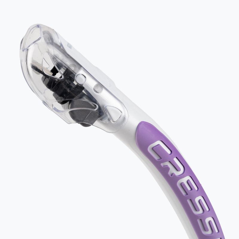 Cressi Alpha Ultra Dry skaidrus snorkelis ES258041 2