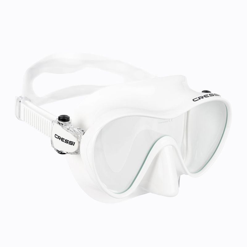 Cressi F1 nardymo kaukė balta ZDN283000