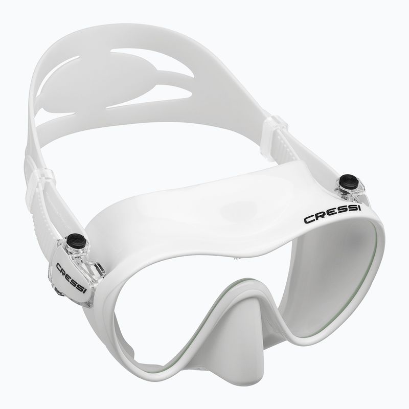 Cressi F1 nardymo kaukė balta ZDN283000 6