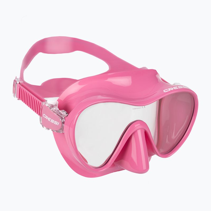 Cressi F1 nardymo kaukė rožinės spalvos ZDN284000
