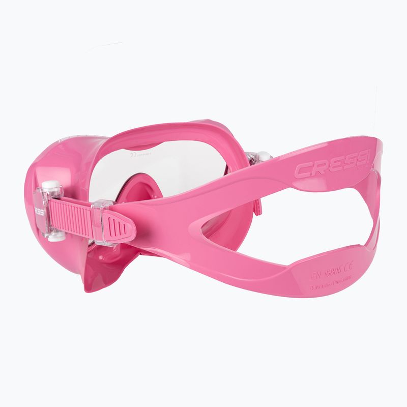 Cressi F1 nardymo kaukė rožinės spalvos ZDN284000 4