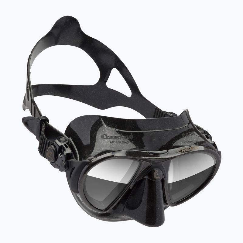 Nardymo kaukė Cressi Nano black/black/silver