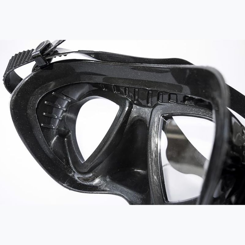 Nardymo kaukė Cressi Nano black/black/silver 3