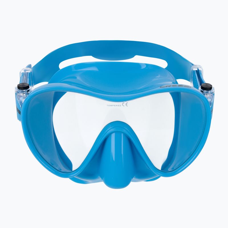 Cressi F1 maža nardymo kaukė mėlyna ZDN311020 2
