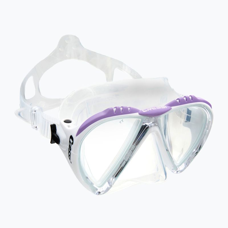 Cressi Lince violetinė / bespalvė nardymo kaukė DS311030