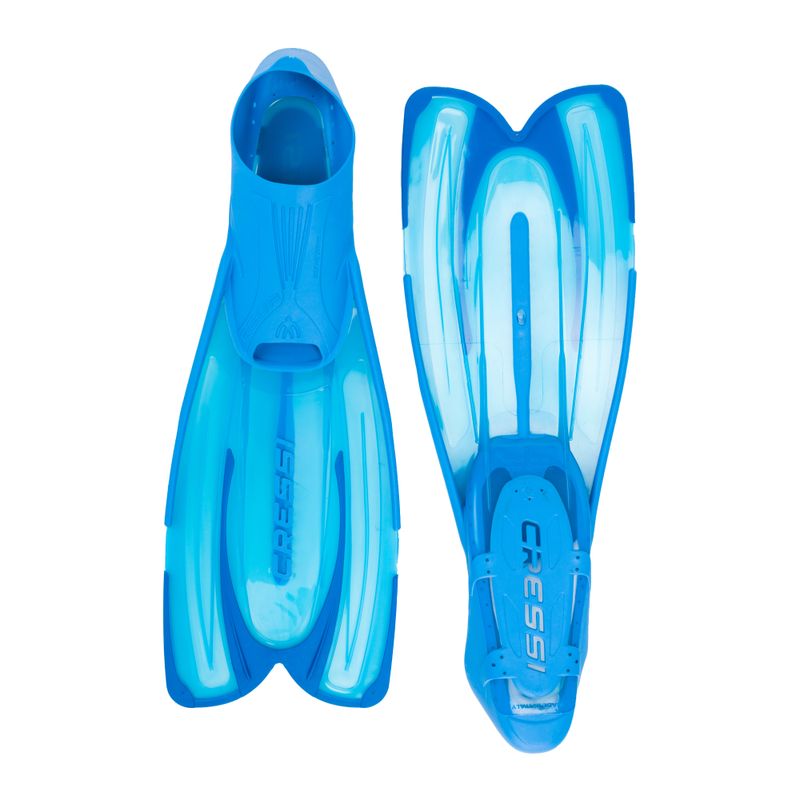 Cressi Agua mėlyni šnipinėjimo pelekai CA206335 2
