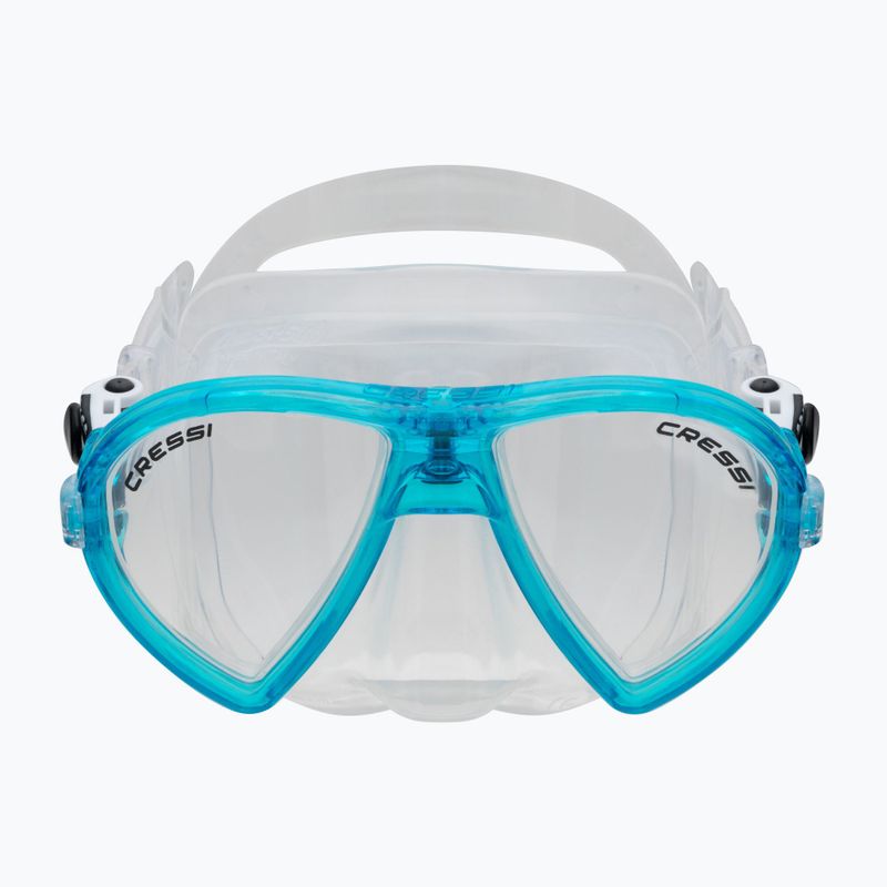 Cressi Ocean + Gamma šnorkeliavimo priemonių rinkinys mėlynas DM1000113 2