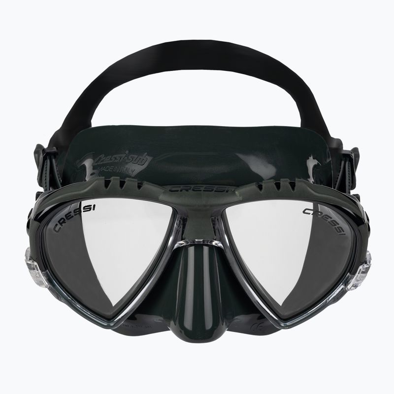 Cressi Matrix nardymo kaukė žalia DS309850 2