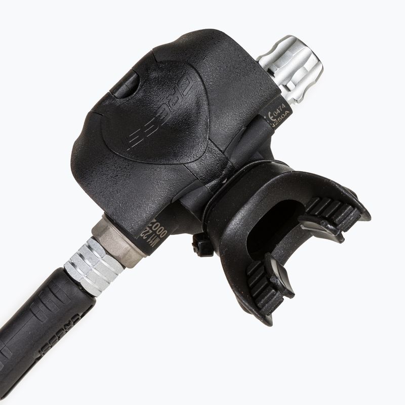 Cressi Master T10-SC Cromo nardymo reguliatorius, juodas HX840100 4