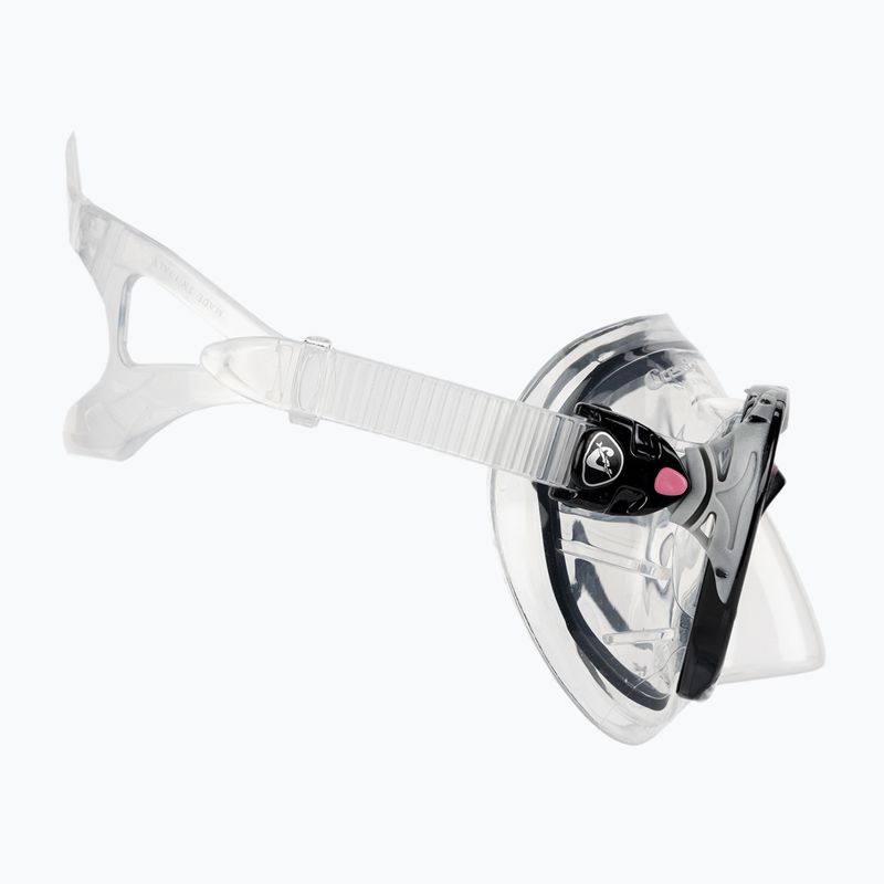 Nardymo rinkinys Cressi Big Eyes Evolution + Alpha Ultra Dry black/pink 5