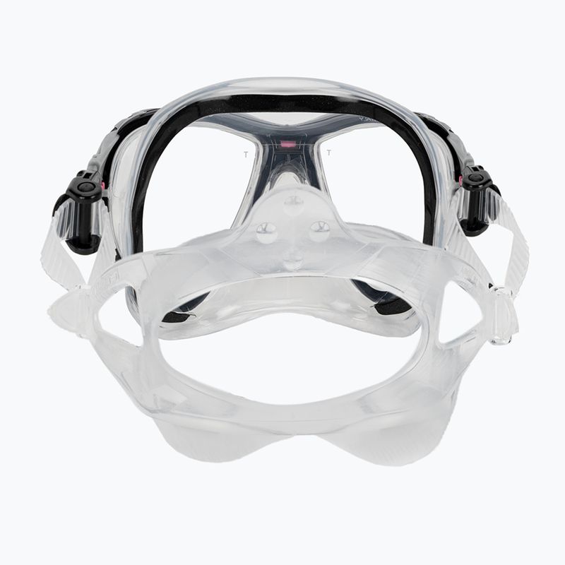 Nardymo rinkinys Cressi Big Eyes Evolution + Alpha Ultra Dry black/pink 6