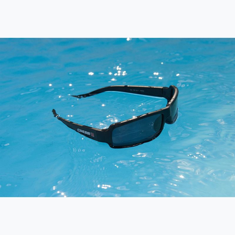Akiniai nuo saulės Cressi Ninja Floating black/blue mirrored 2