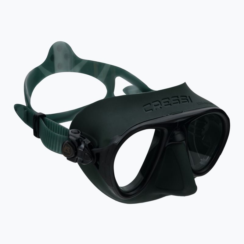 Cressi Calibro nardymo kaukė žalia DS429850