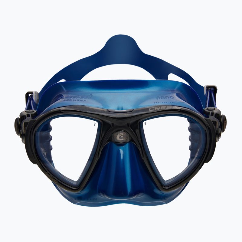 Cressi Nano nardymo kaukė mėlyna/juoda DS365550 2