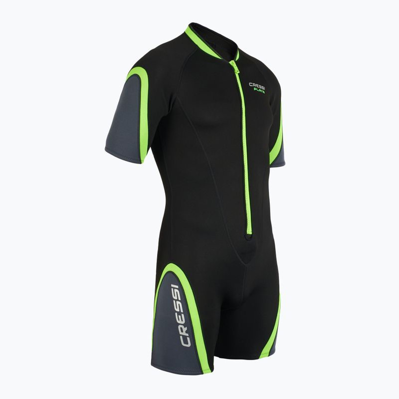 Vyriškas Cressi Playa Shorty 2,5 mm juodas/liepsninis hidrokostiumas