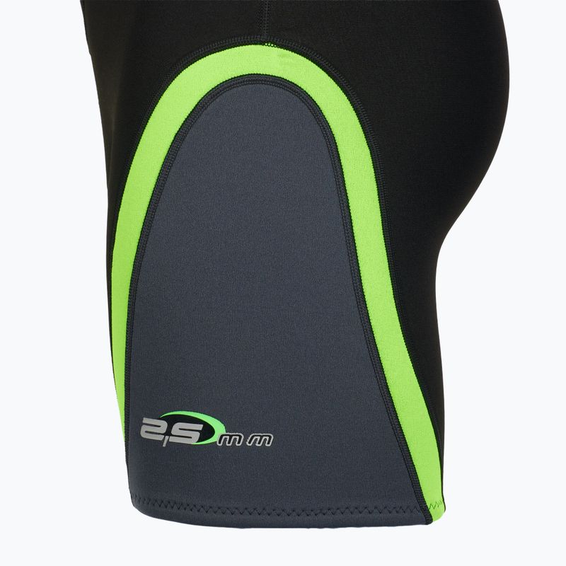 Vyriškas Cressi Playa Shorty 2,5 mm juodas/liepsninis hidrokostiumas 5