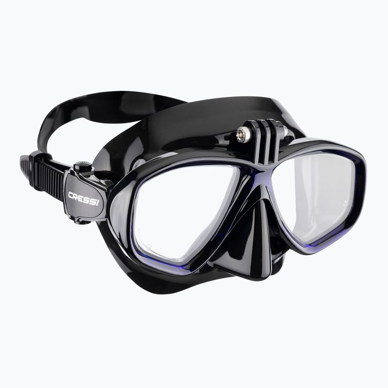 Nardymo kaukė Cressi Action black/blue