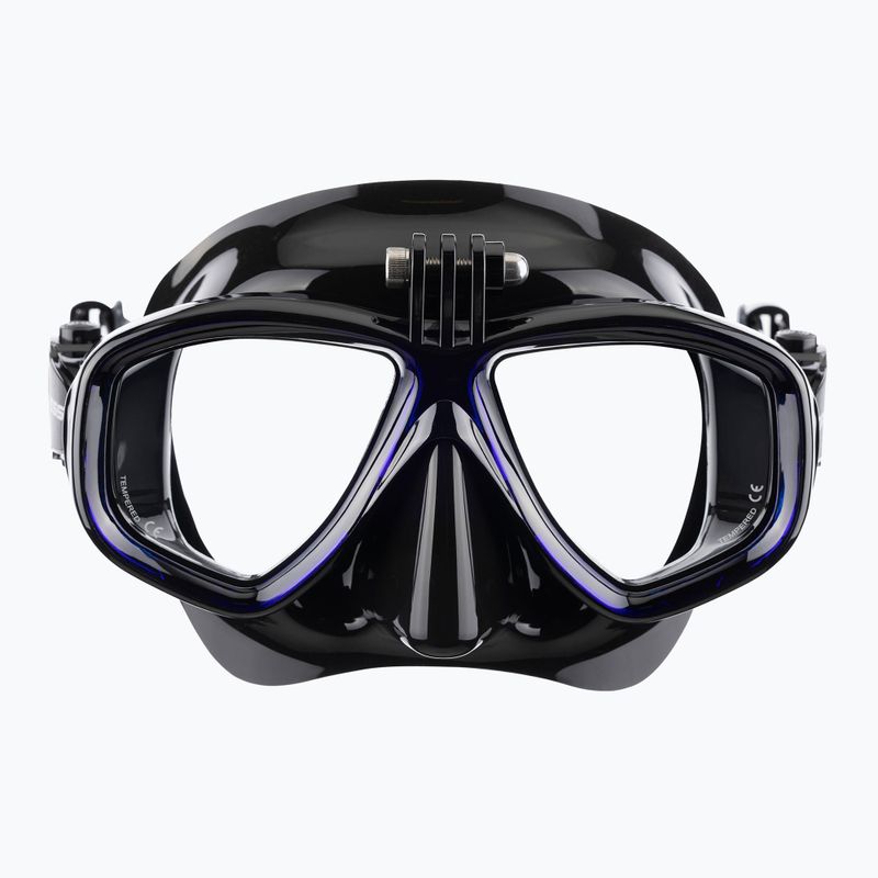 Nardymo kaukė Cressi Action black/blue 2