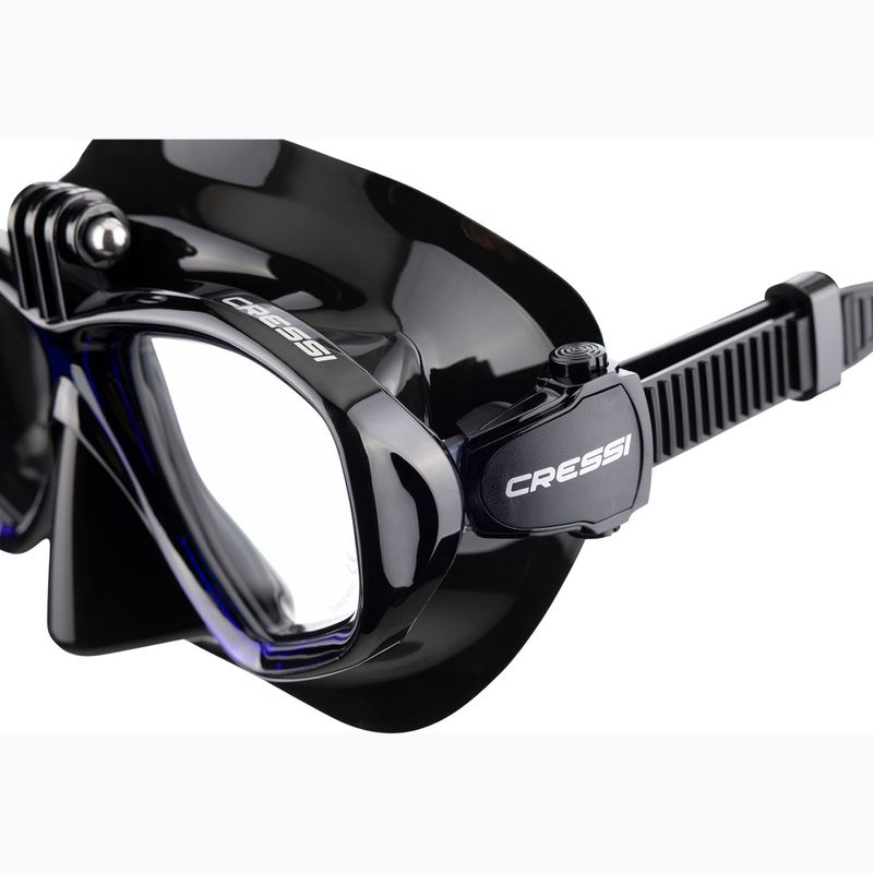 Nardymo kaukė Cressi Action black/blue 3