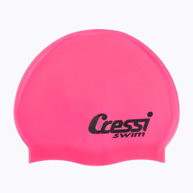 Vaikiška plaukimo kepuraitė Cressi Silicone Cap pink XDF220