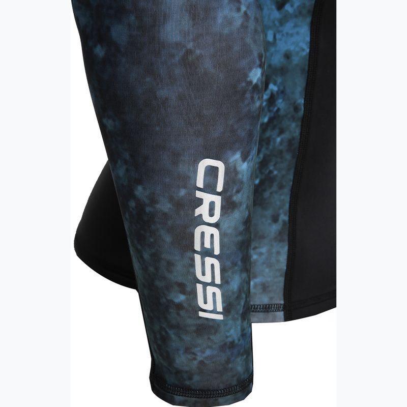 Vyriški plaukimo marškinėliai ilgomis rankovėmis Cressi Cobia Hunter camo blue 6