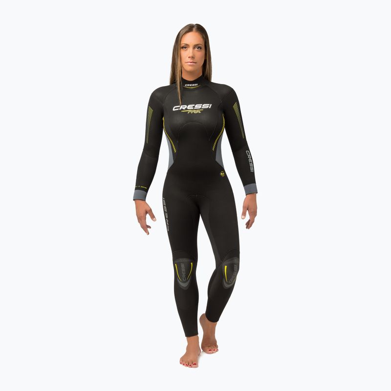 Cressi Fast Monopiece moteriškas nardymo kostiumas 5mm juodas LR109501