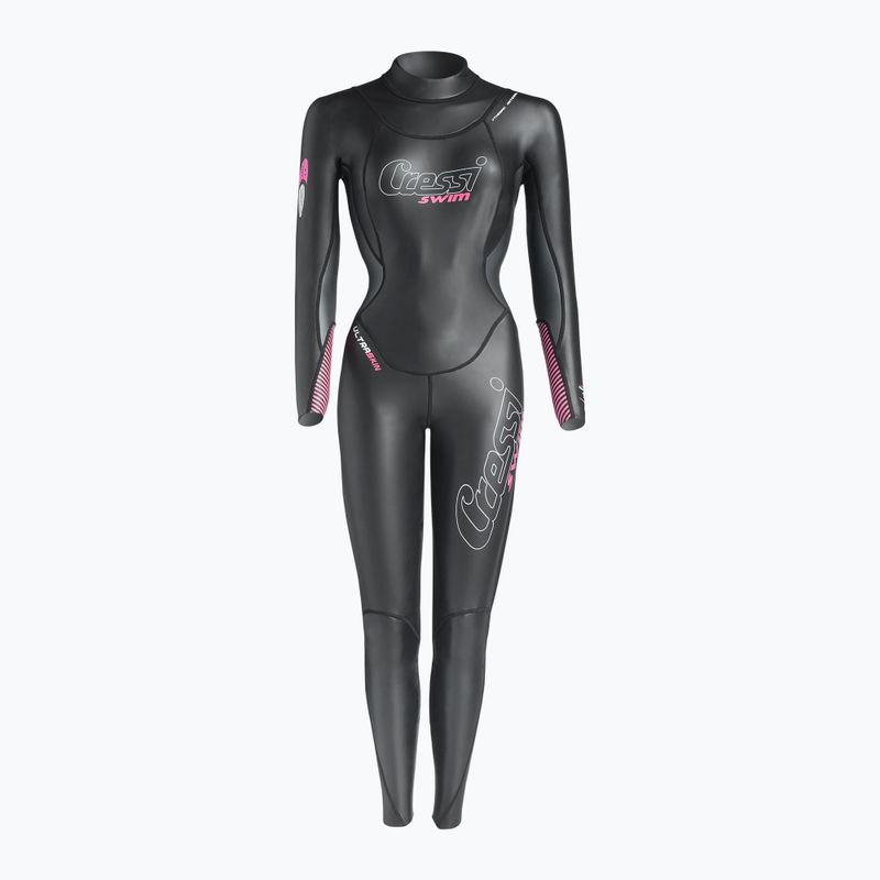 Moteriškas hidrokostiumas Cressi Triton Monopiece 1.5 mm black/pink