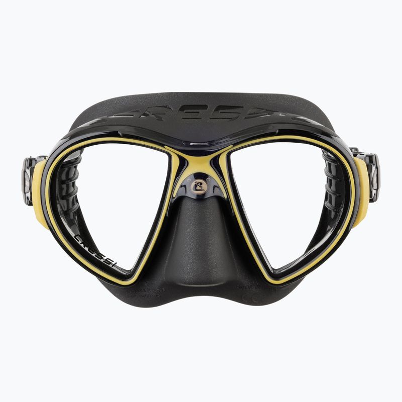 Nardymo kaukė Cressi Zeus black/gold 2